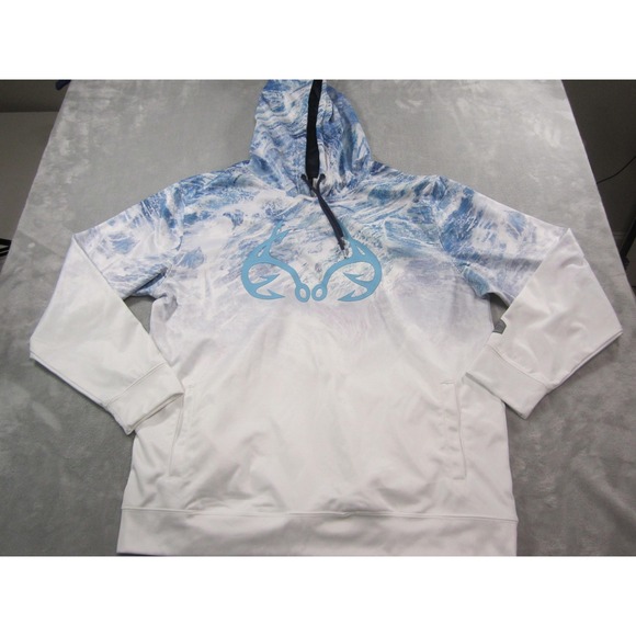 Realtree Fishing Hoodie Mens 2XL Pullover Pro Series Polyester Performance - Picture 1 of 9